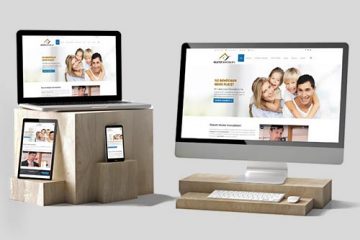 Verschiedene Devices zeigen dasselbe responsive Webseiten-Layout.