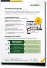 Produktdatenblatt für Immobilienmakler Webseiten Produkt Projektmodul (PDF)